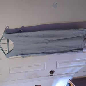S.L. Fashions Light Blue Sleeveless Dress